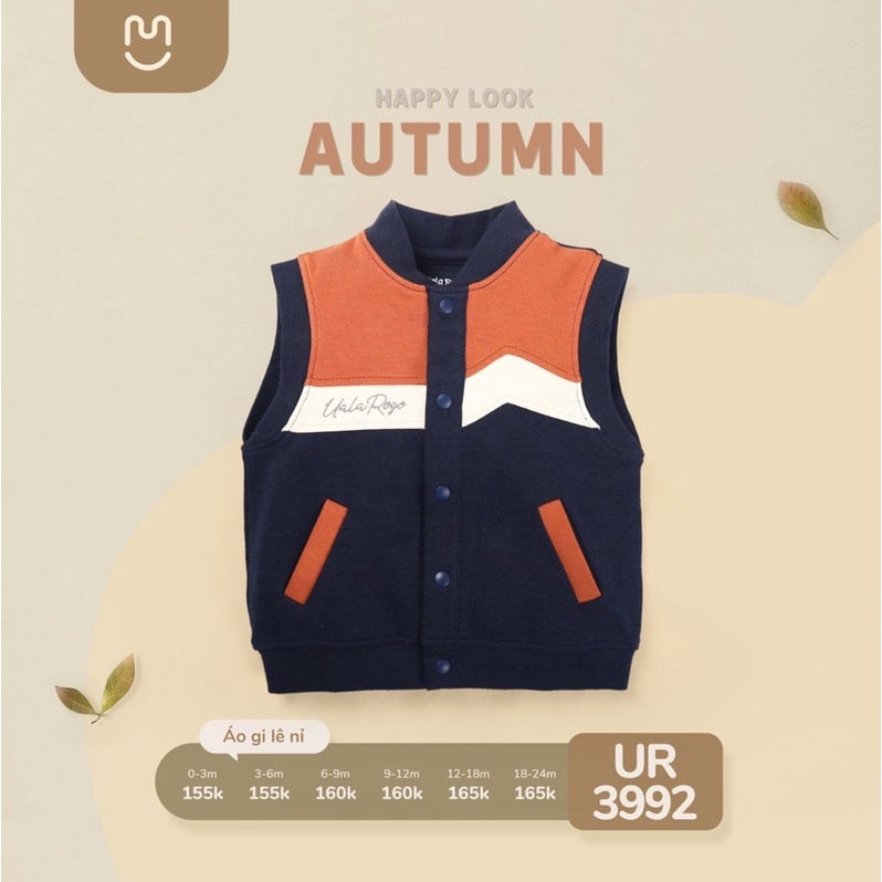 Áo Gile UalaRogo Chất Nỉ Cho Bé Trai/ Bé Gái