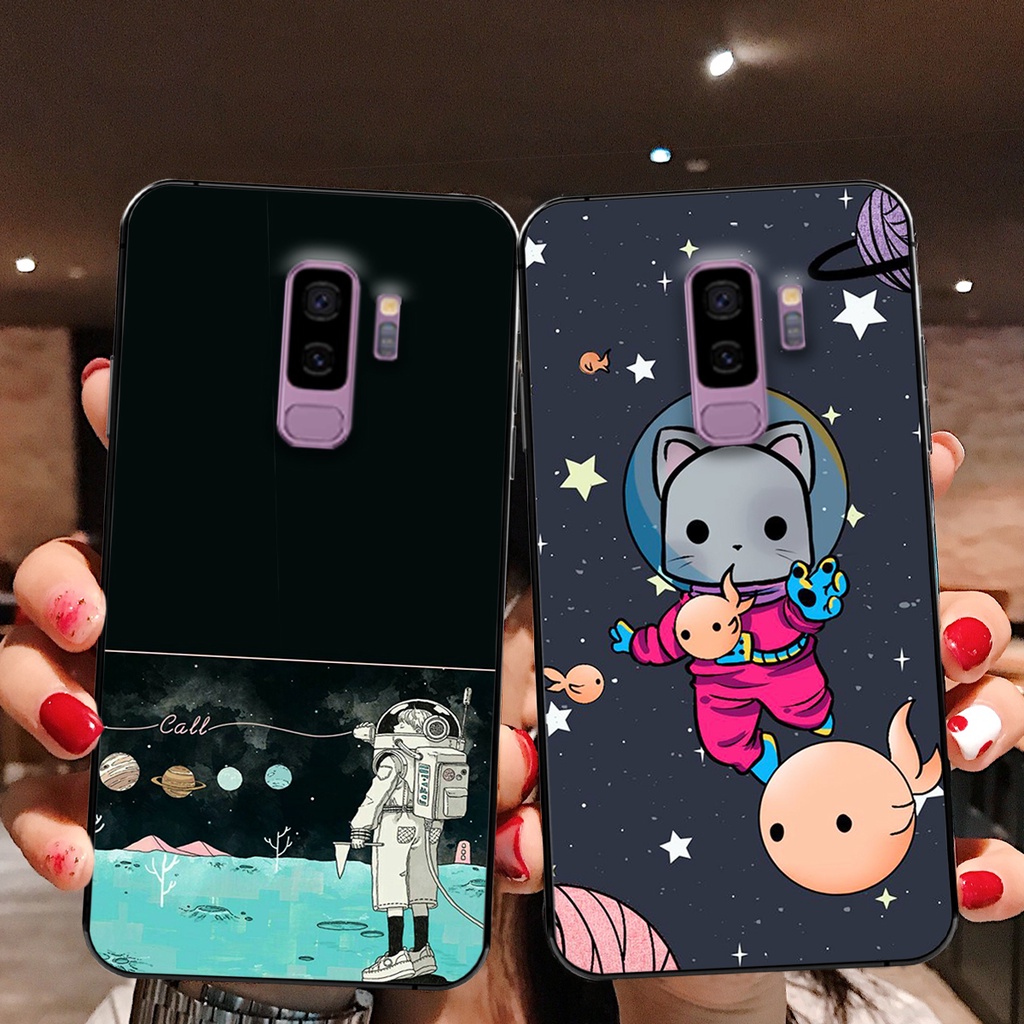Ốp lưng Samsung S9 - S9 Plus mẫu phi hành gia vũ trụ cute đáng yêu