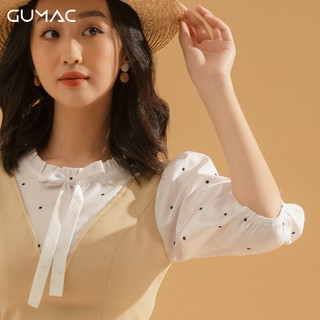 Đầm yếm phối bi DA712 GUMAC