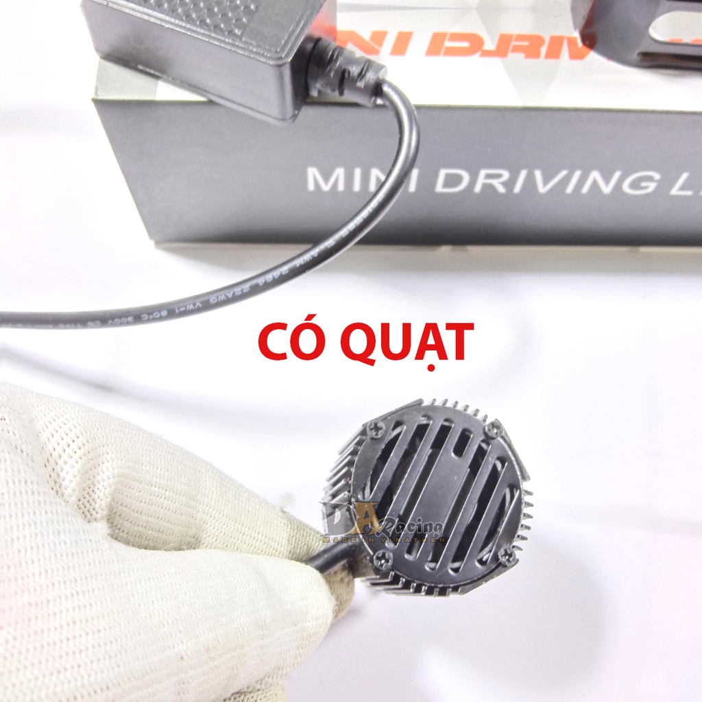 ĐÈN TRỢ SÁNG BI CẦU MINI 2 CHẾ ĐỘ COST VÀNG PHA TRẮNG.BẢO HÀNH 1 NĂM
