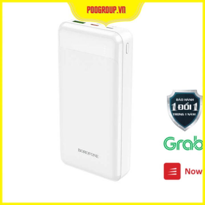 Pin sạc dự phòng 20000mAh Chính Hãng BOROPHONE BJ19A sạc nhanh PD20W (cổng Type-C), có LED Báo BH Đến 12 tháng