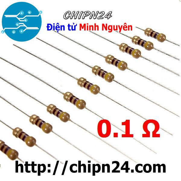 [20 CON] Điện Trở 0.1R 1/4W 5%