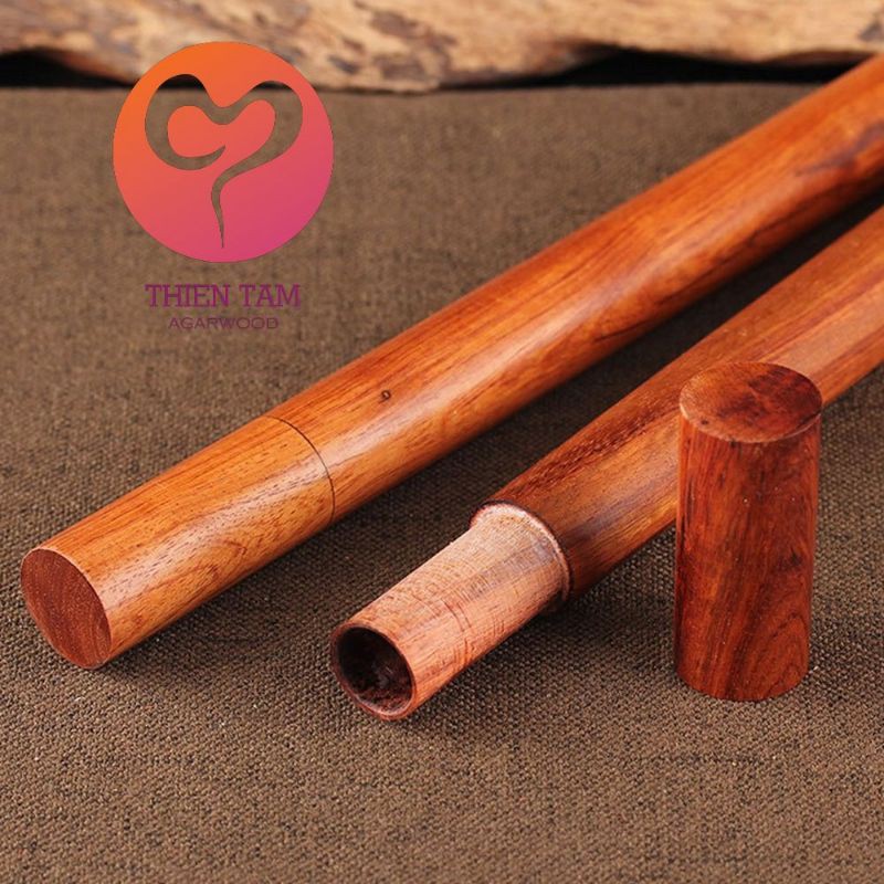 Ống đựng nhang không tăm, hộp đựng nhang, gỗ hương việt nam, ống hương, hộp hương, trầm hương, lọ hương, ống đựng h
