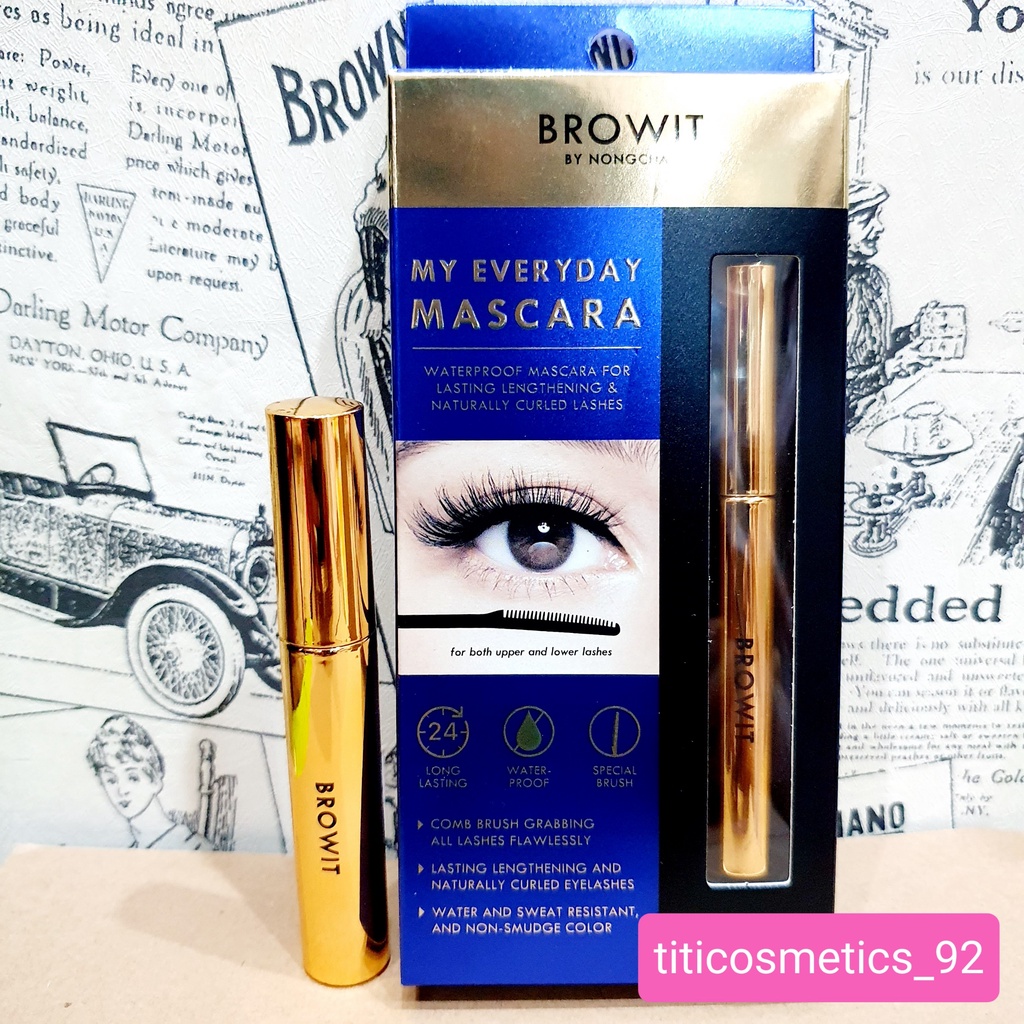 Mascara NongChat Browit Làm Dày va Dài Mi - Chuốt Mi Làm Dày và Dài Mi NongChat Browkit - Nongchat M