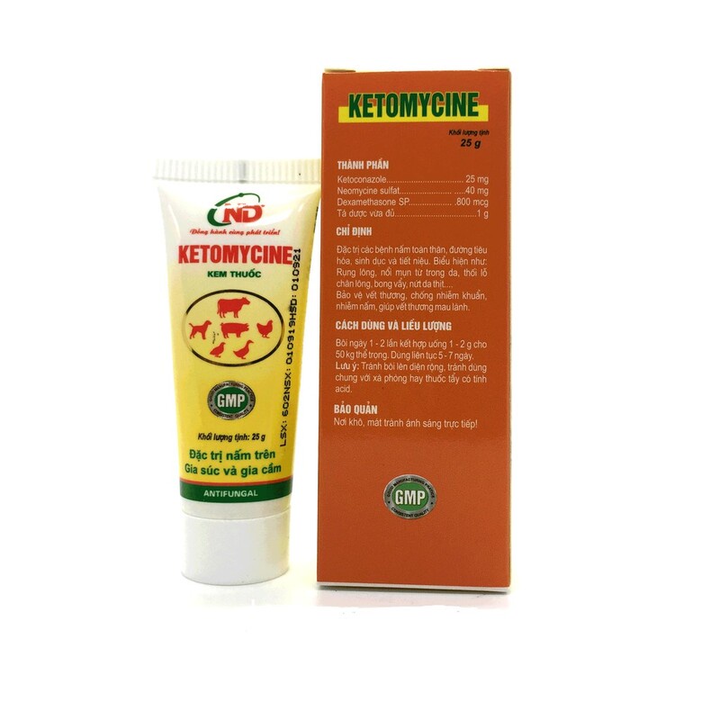 Kem Bôi Đặc Trị Nấm Trên Chó Mèo Tuýp 25g