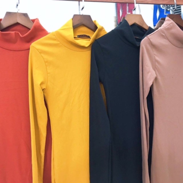 Đầm body trơn cổ lọ 4 màu | BigBuy360 - bigbuy360.vn