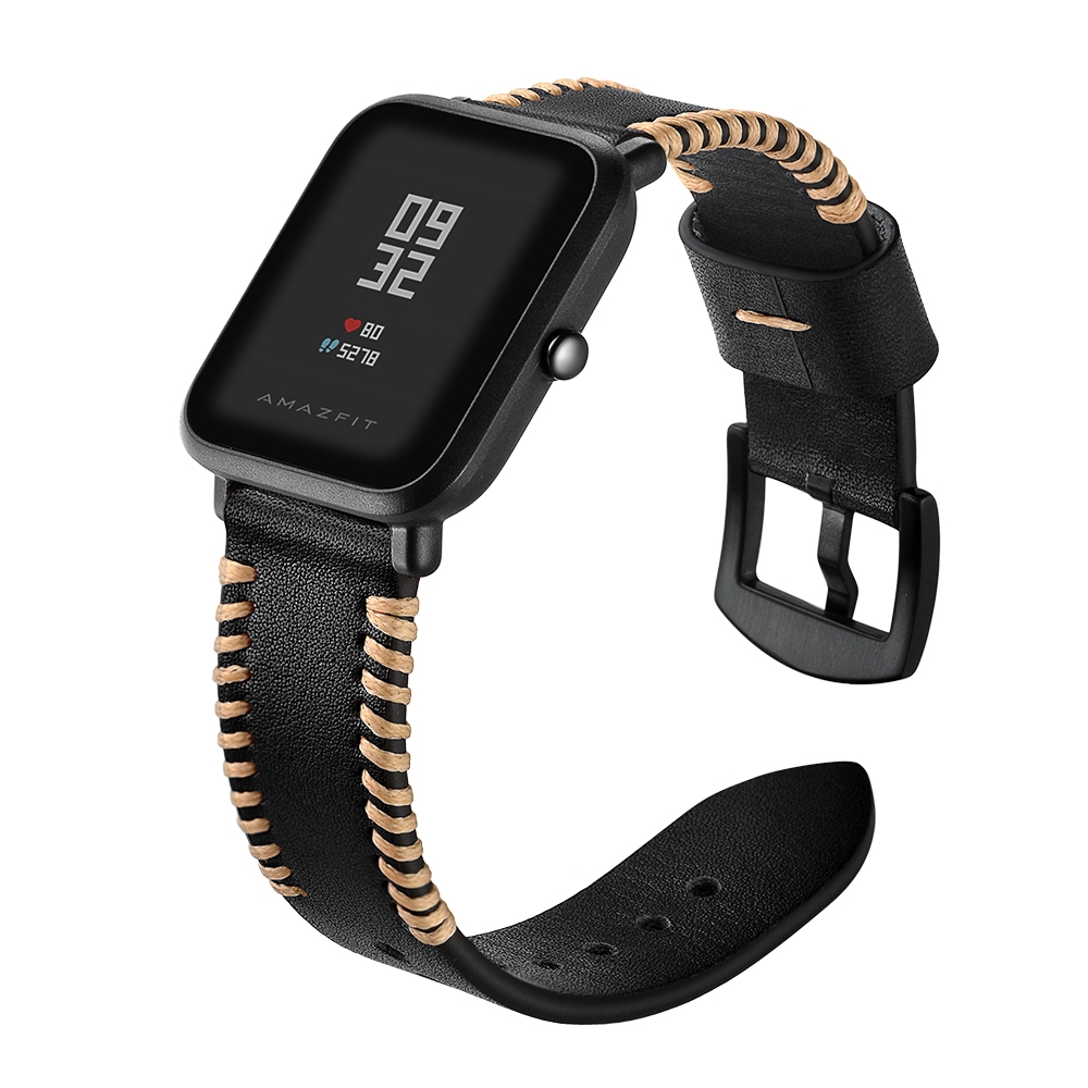 Dây đeo bằng da cho đồng hồ thông minh Huami Amazfit Bip 1S U