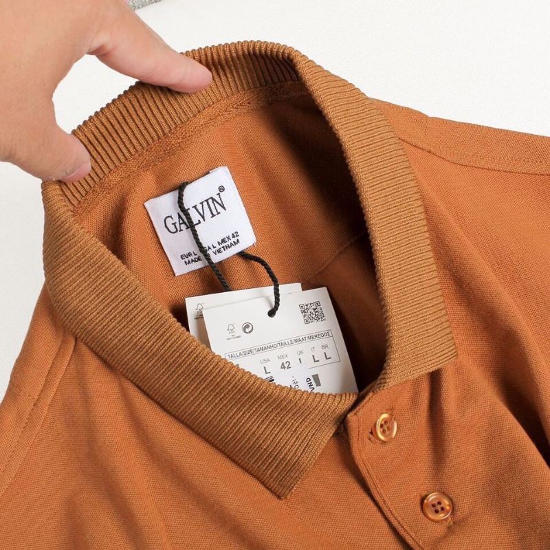 [SIÊU HOT] ÁO POLO NAM GALVIN CỔ DỆT CÔNG SỞ | BigBuy360 - bigbuy360.vn