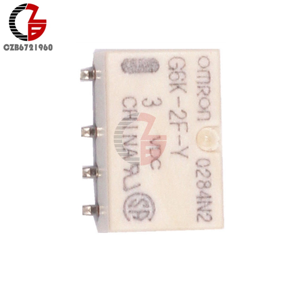 5Pcs SMD G6K-2F-Y Signal Relay 3V 5V 12V 24V Surface Mounting Relay 8Pin for Omron Relay Security Home appliances | WebRaoVat - webraovat.net.vn