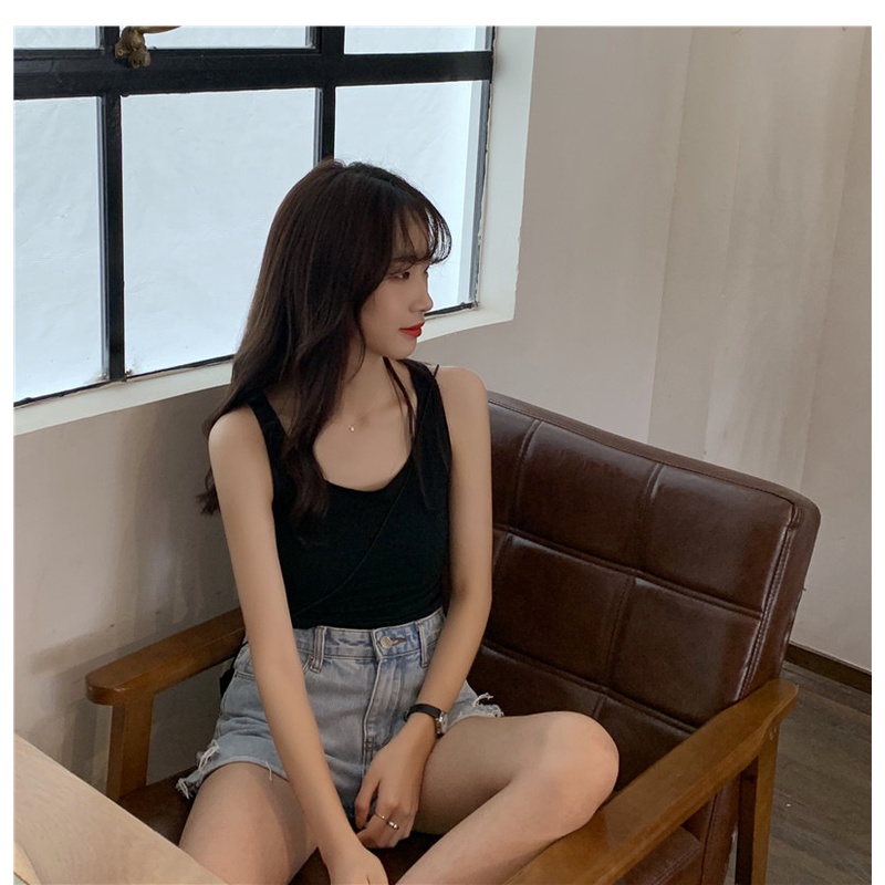 Áo thun nữ, áo hai dây, croptop nữ hở vai gợi cảm