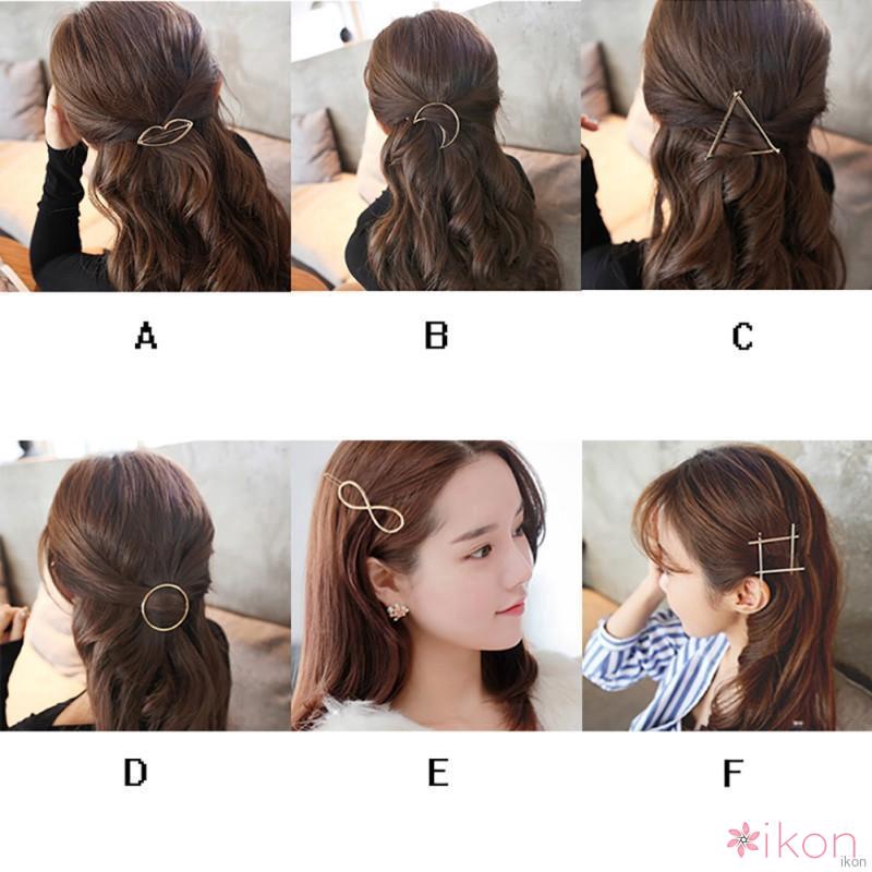 Kẹp tóc hợp kim nhiều hình khác nhau thời trang dễ thương