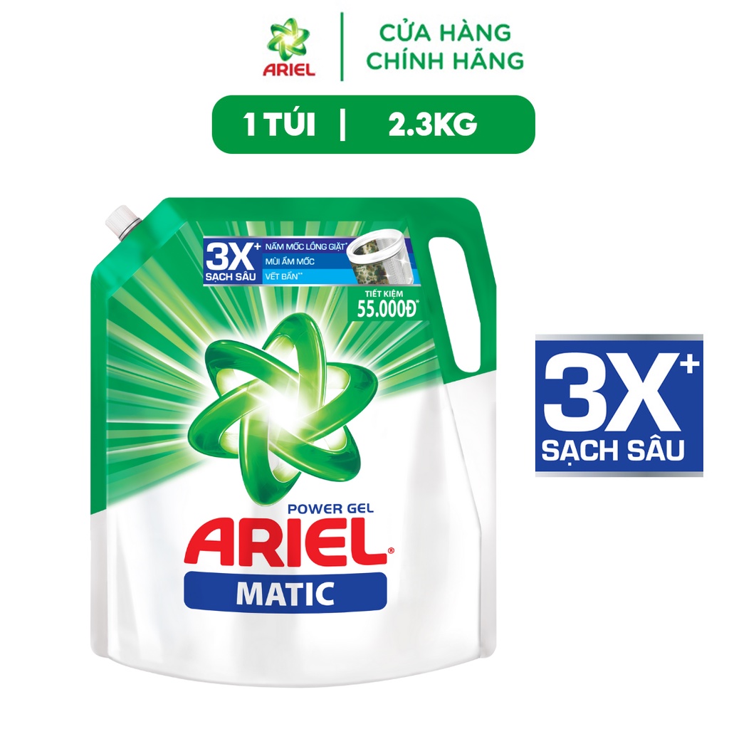 Ariel Matic nước giặt Túi 2.3Kg