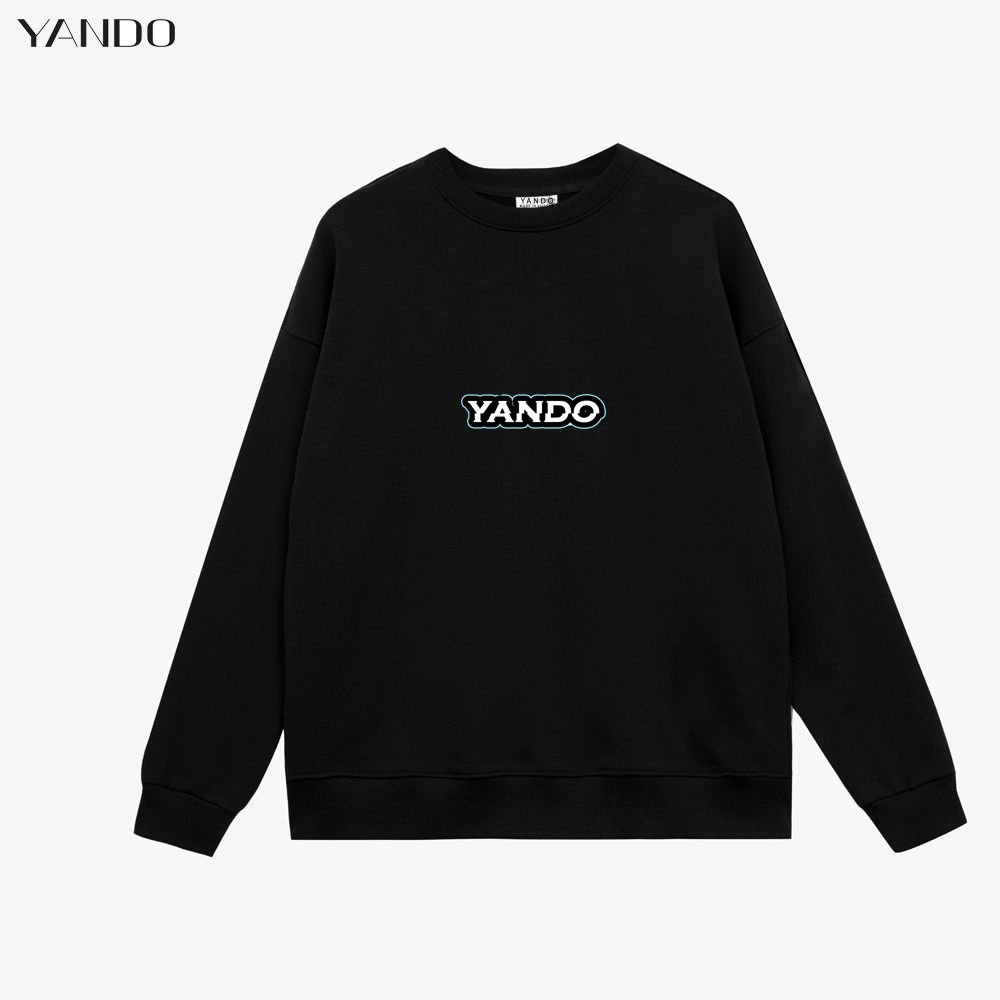 Áo Sweater Form Rộng YANDO OUTFITS P014 In Hình Cotton French Terry 350GSM Local Brand