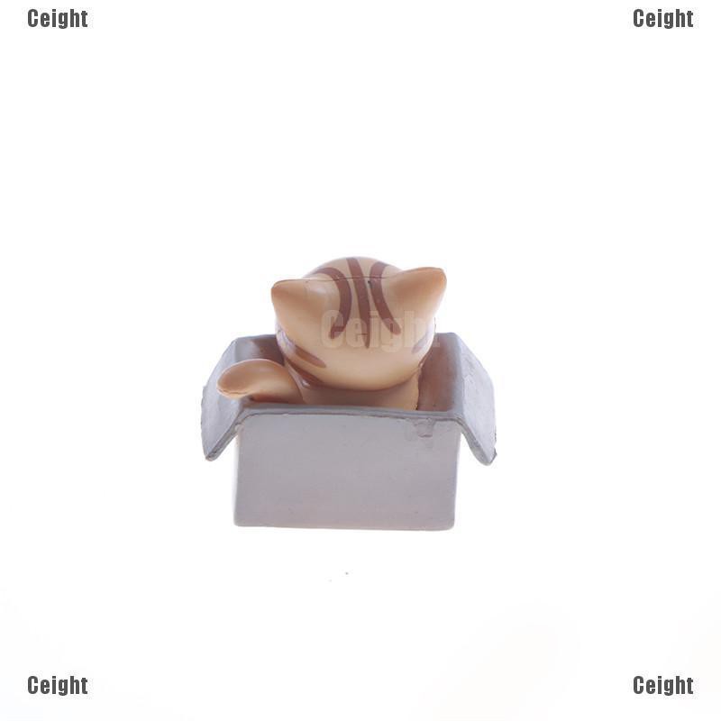 Mô hình mèo và vật dụng mini bằng nhựa dùng trang trí