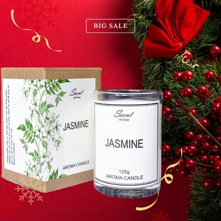 Nến thơm Hoa Nhài Scented Candle jasmint Lài