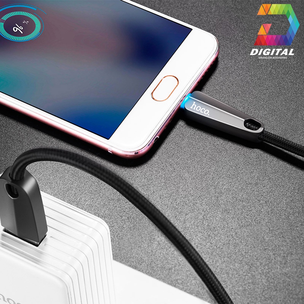 Cáp Sạc Tự Ngắt HOCO U35 Dài 2 Mét