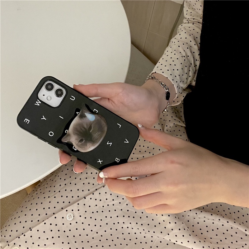 Ốp Điện Thoại Mềm Có Giá Đỡ In Chữ Cho IPhone 14 13 12 11 Pro Promax 12Pro 12ProMax 11ProMax X XS XR XSmax 7Plus 8Plus