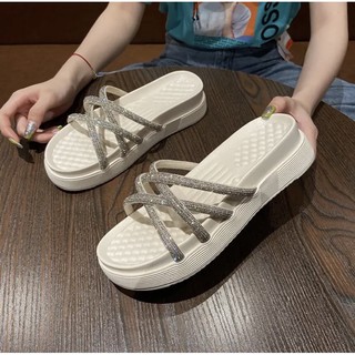 Dép thời trang dây đan đế 5cm(order)
