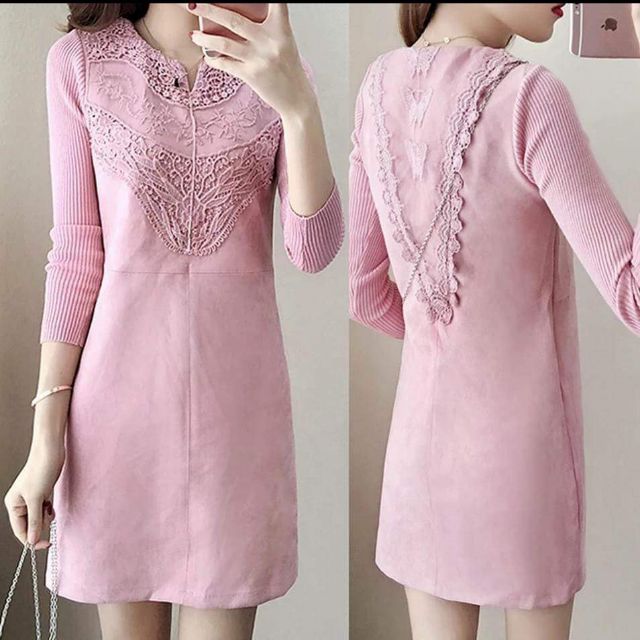 ĐẦM NHUNG PHỐI REN