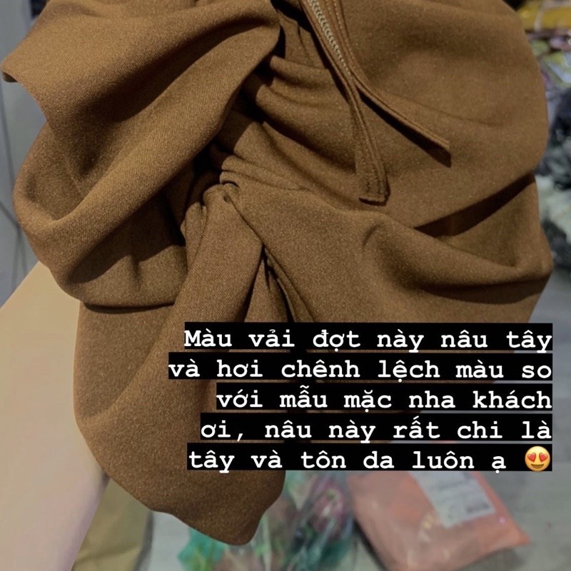 Đầm body bigsize 2 dây sexy tôn dáng dây rút MUP Bigsize DBD02