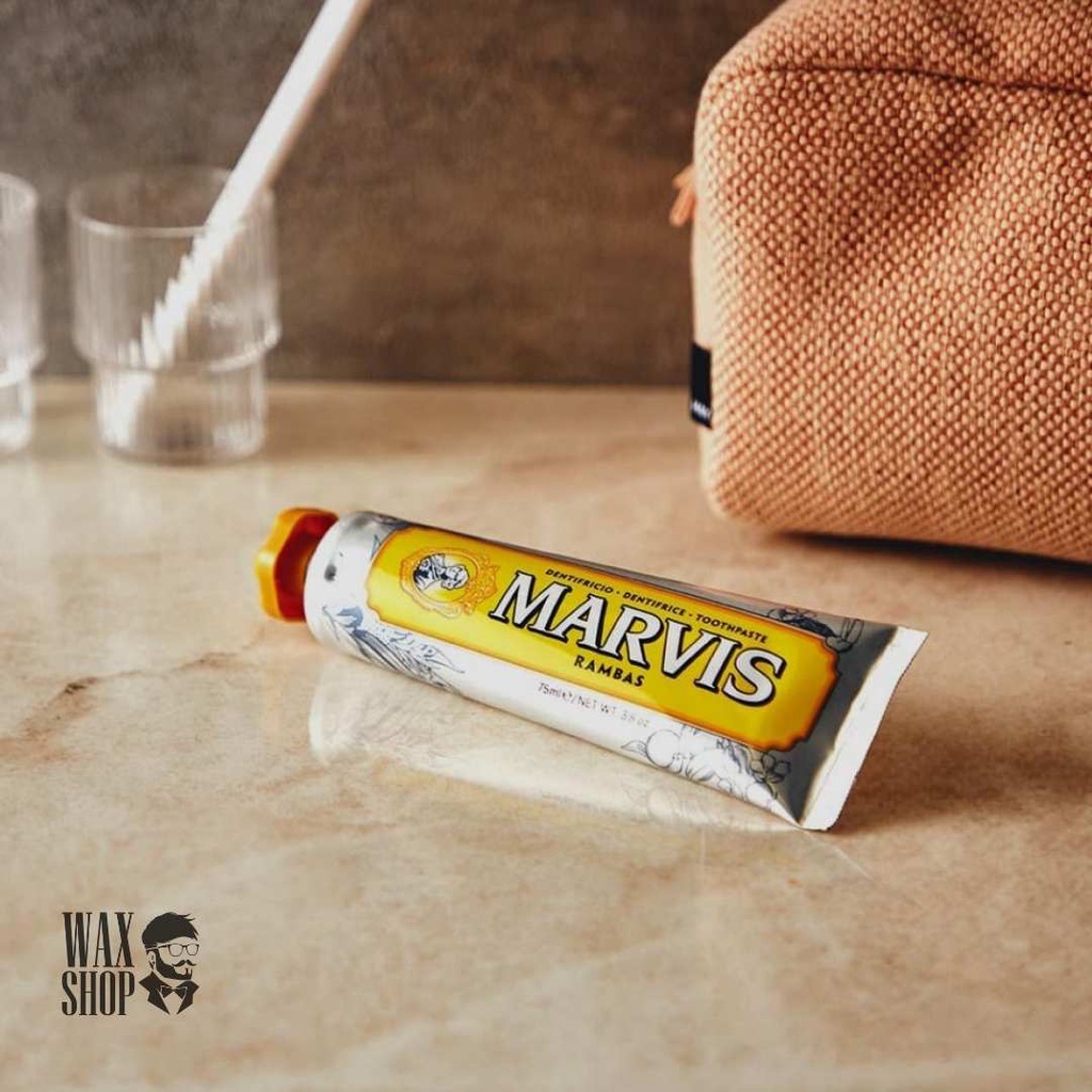 Kem Đánh Răng Marvis - Rambas Phiên Bản Limited Edition (Italia)  [Nội Địa Ý]   Giúp Làm Trắng Răng, Đánh Bật Mảng Bá