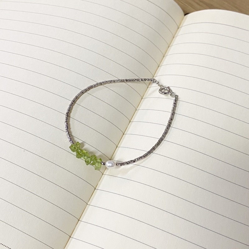Vòng tay Peridot handmade