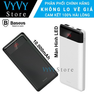 Pin sạc dự phòng Baseus Mini Cu Digital Display LV316 10000mAh, hiển thị dung lượng màn hình LED - Chính hãng phân phối