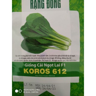 Hạt giống Cải ngọt Nhật F1 5gr