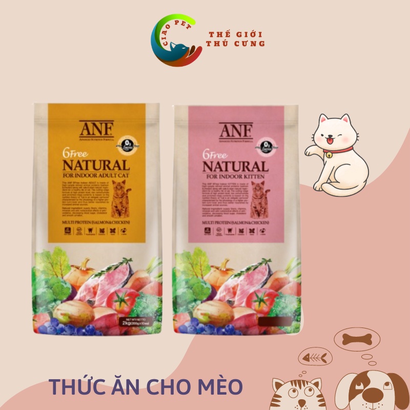 Thức ăn cho mèo - Hạt hữu cơ ANF Kitten 6Free (NK Hàn Quốc)