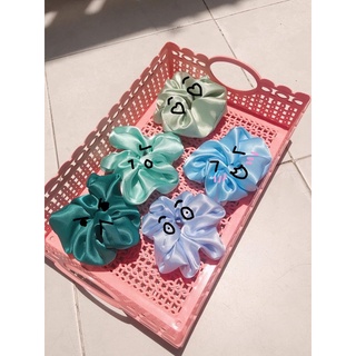 SCRUNCHIE PHI BÓNG HƠN 20 MÀU VẢI SIÊU DÀY