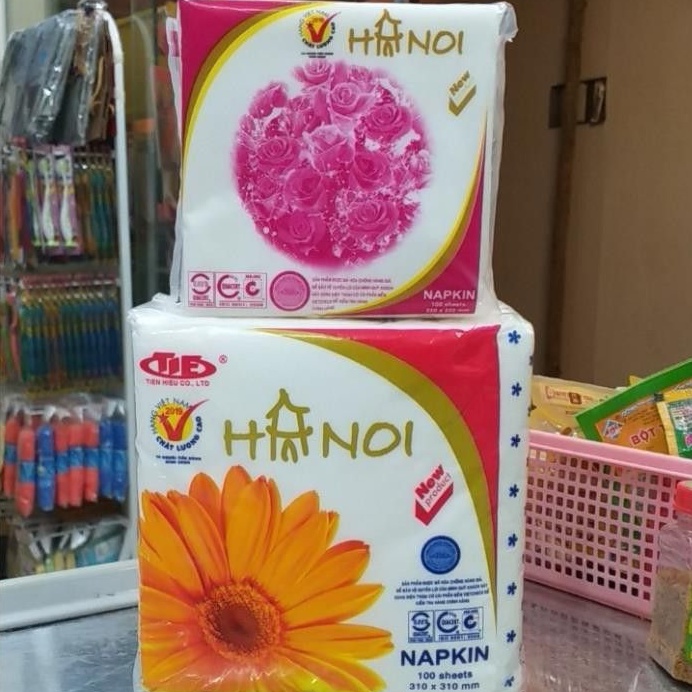 Giấy ăn Hà Nội Gói 100 Tờ