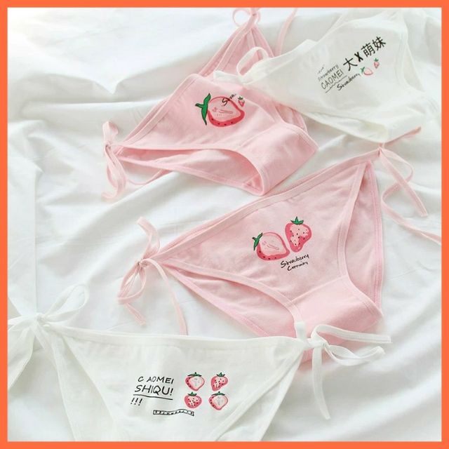 Combo 4 quần lót cotton cột dây cute | BigBuy360 - bigbuy360.vn