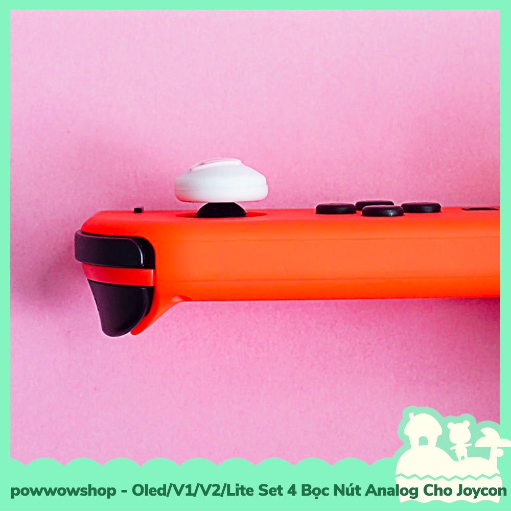 [Sẵn VN - Hỏa Tốc] Oled/V1/V2/Lite Set 4 Bọc Nút Analog Joycon Cho Máy Game Cầm Tay Nintendo Switch Mẫu Tai Thỏ Bunny Ea