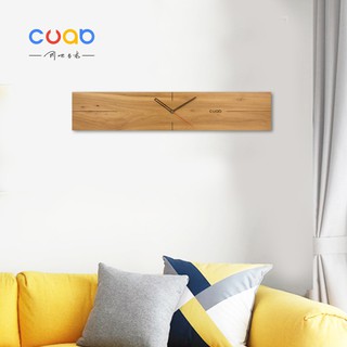 Đồng hồ treo tường - CUAB CB12 - Đồng hồ treo tường gỗ nguyên khối độc đáo