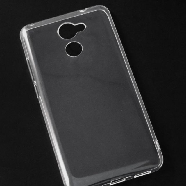 Ốp dẻo silicon trong suốt huawei Y7 prime tặng kính cường lực