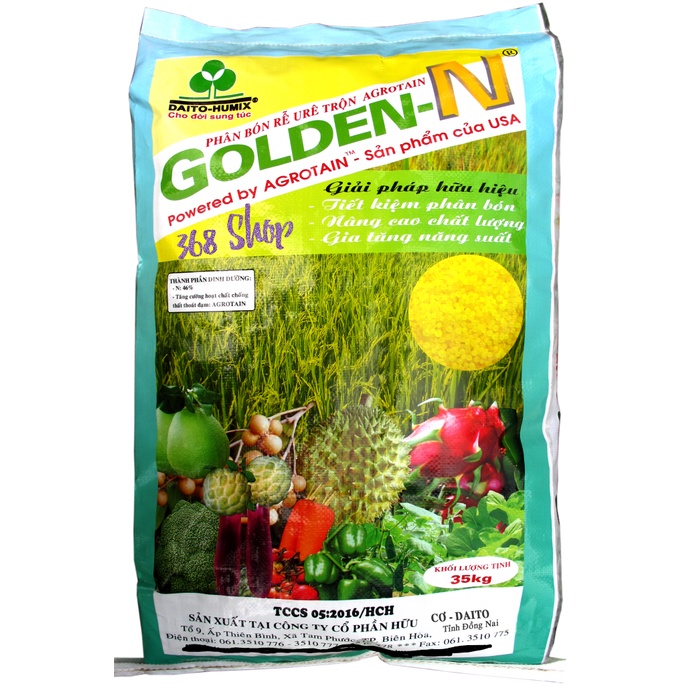 💖Phân bón Ure Vàng Mỹ USA💎Golden-N Powered by AGROTAIN