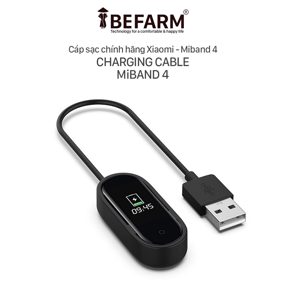 Cáp Sạc Usb Cho Đồng Hồ Thông Minh Xiaomi Mi Band 4 (Dây xịn 100% có Logo MI) (infini.vn)