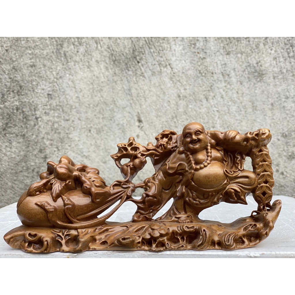 Tượng để ô tô, tượng di lặc kéo bao tiền, tượng để xe hơi, tượng để bàn làm việc