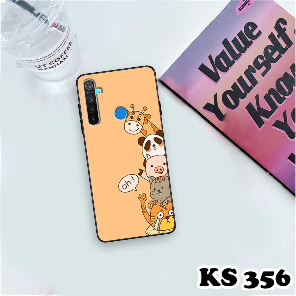 Ốp lưng Oppo Realme 5 - Realme 5 Pro - Ốp Oppo in hình Cat&amp;Bear đáng yêu - Chất liệu TPU siêu bền