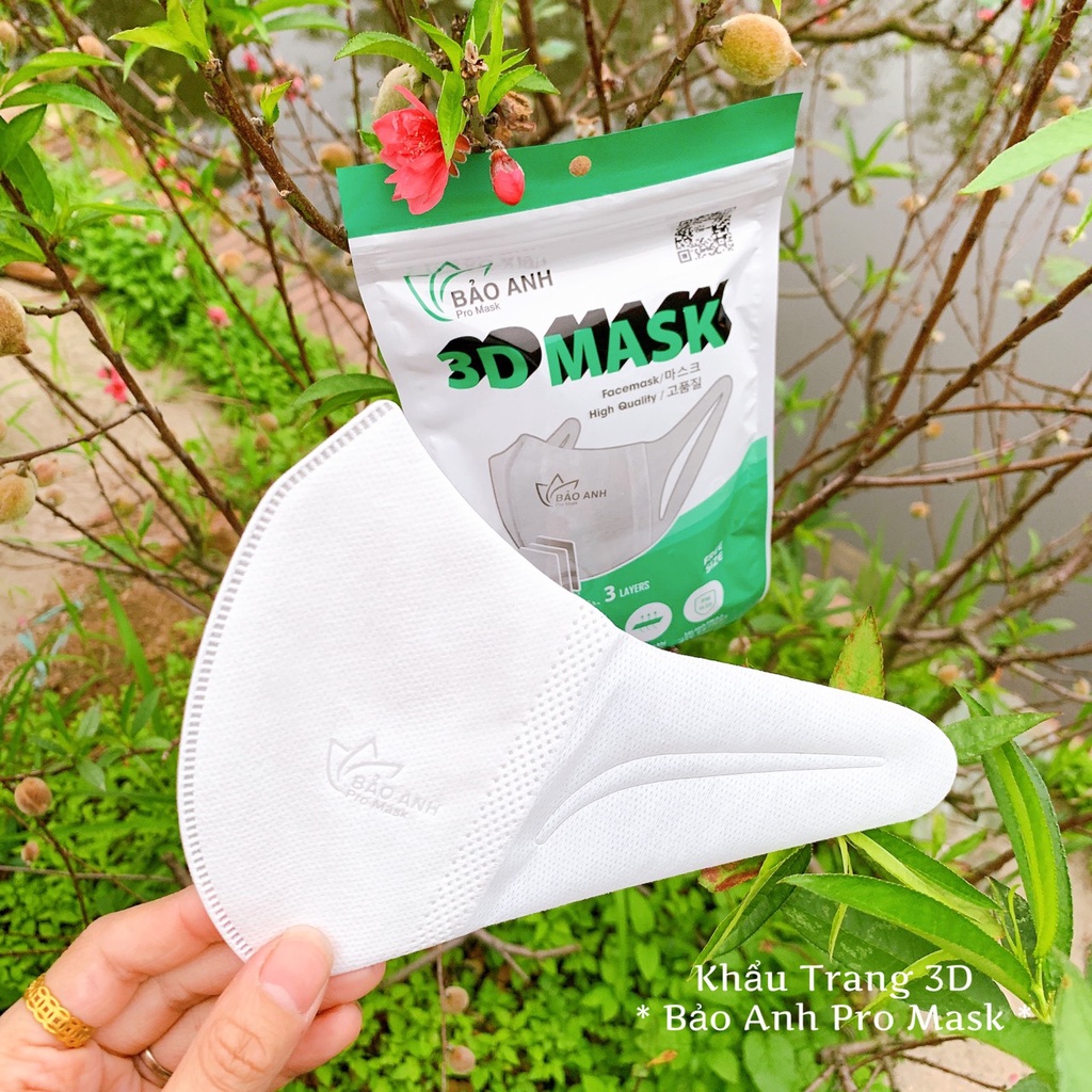 Khẩu trang y tế 3D Mask Hộp 50cái chính hãng , siêu mềm êm tai theo Công