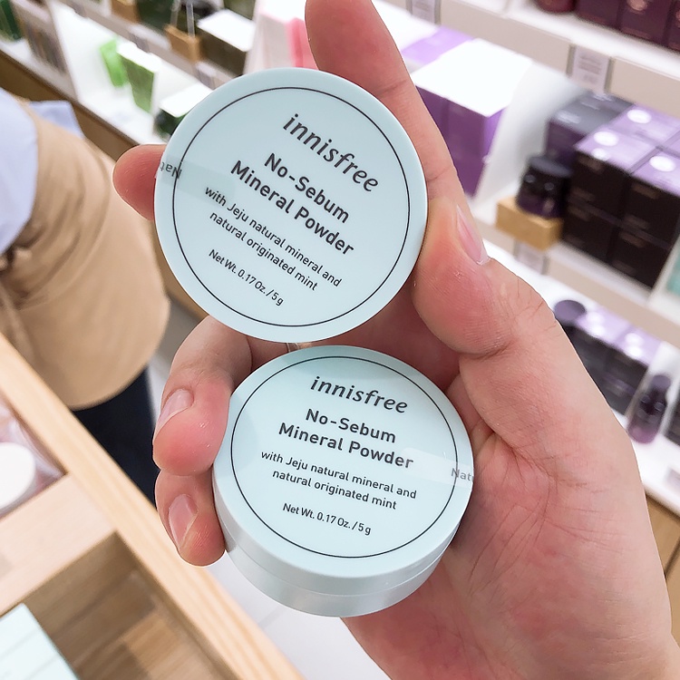Phấn Phủ Dạng Bột Innisfree Kiềm Dầu Và Che Khuyết Điểm 5g