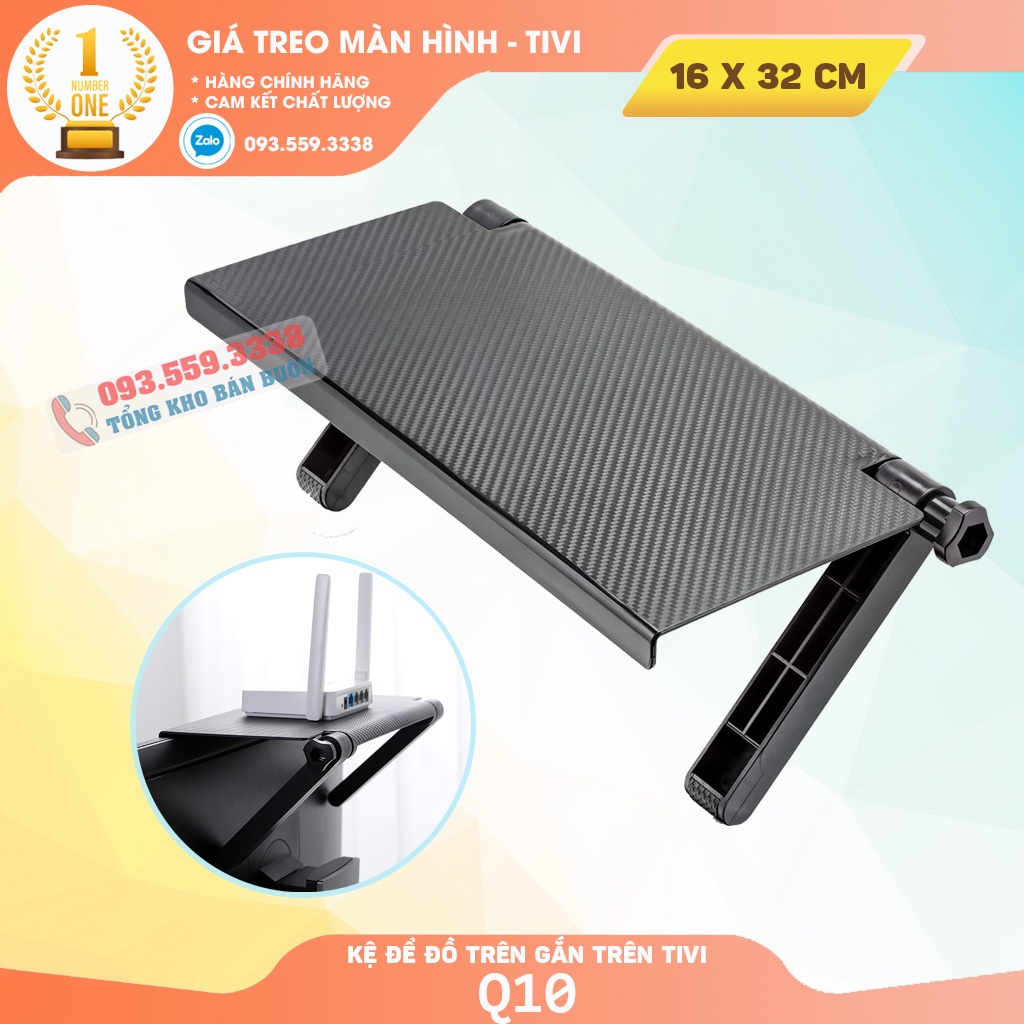 Giá Kệ Để Đồ Gác Trên Màn Hình Máy Tính , Tivi - Screen Top Shelf- Lắp Đặt Đơn Giản - Tiết Kiệm Diện Tích - Khay Để 32CM