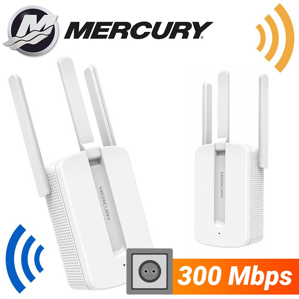 Kích Sóng Wifi Mercury MW310re 300Mbps 3 Anten