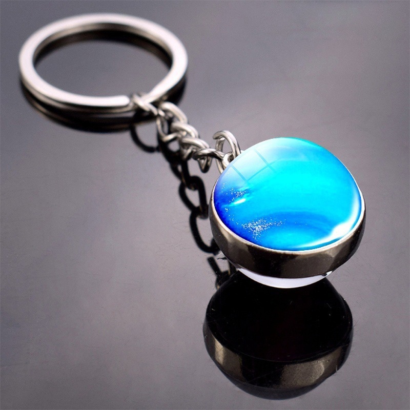 Móc Chìa Khóa Xe SUV Hai Mặt Sử Dụng Năng Lượng Mặt Trời Thời Trang