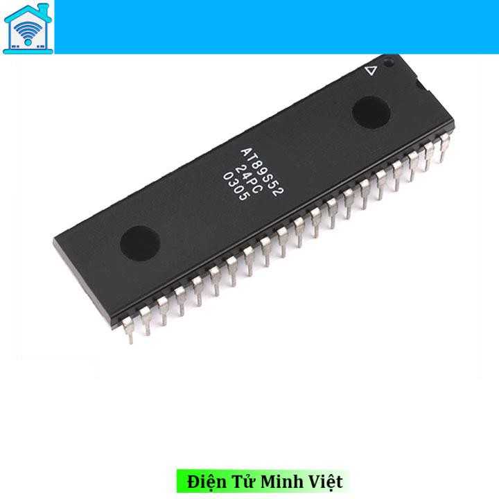 Vi Điều Khiển AT89S52 24PU - DIP40 Đã Nạp Code CUBE 555