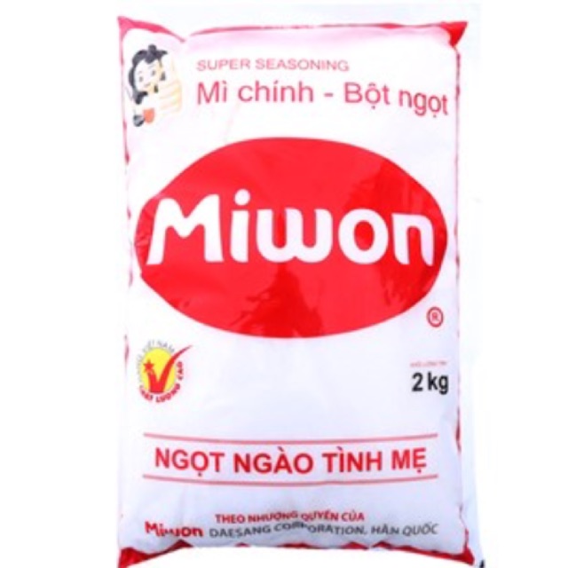 Bột ngọt Miwon gói 2kg