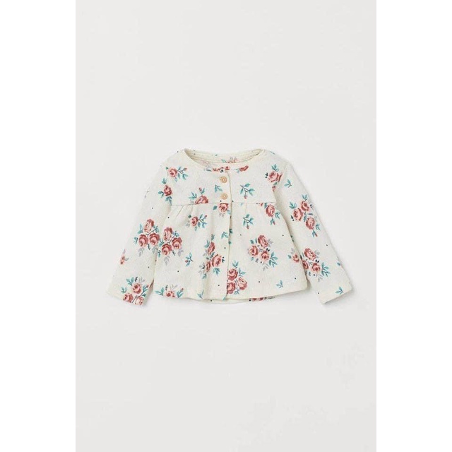 Áo cardigan mỏng HM họa tiết auth