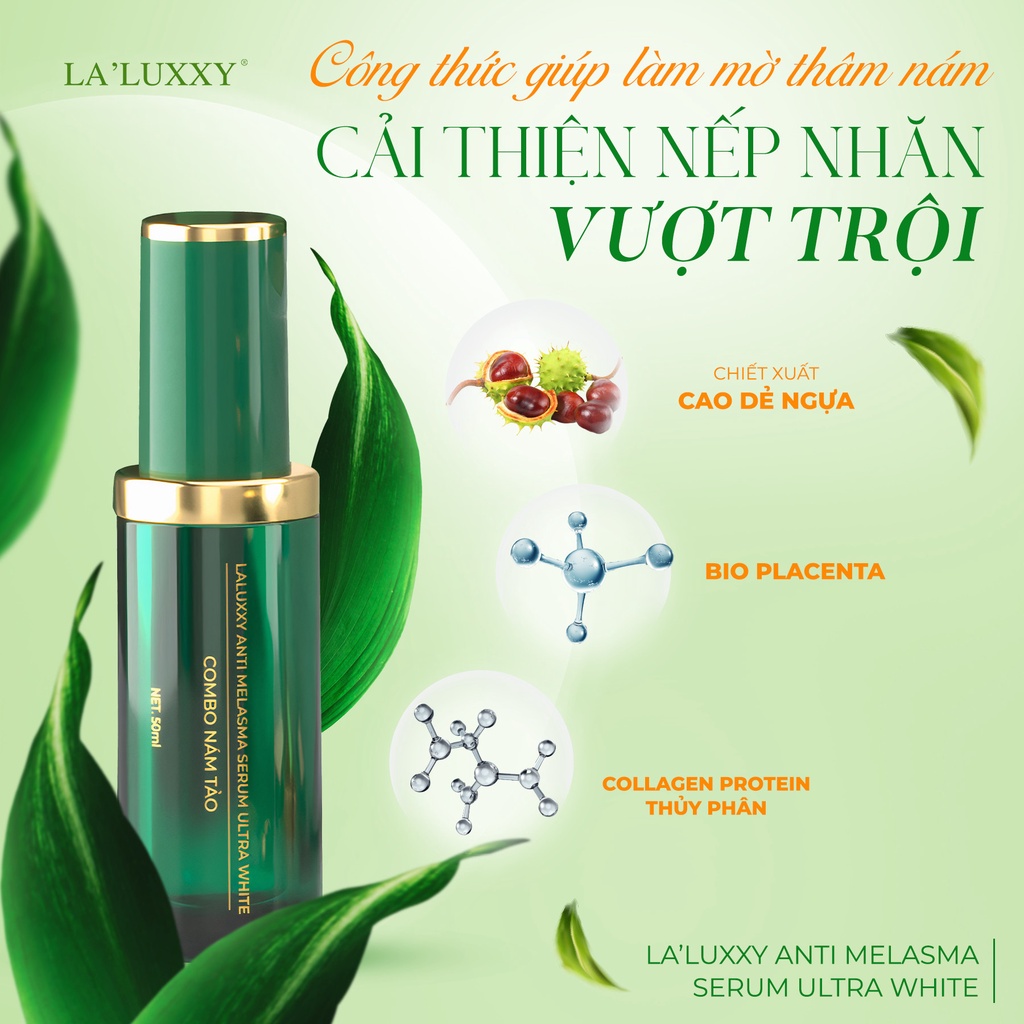 Serum Nám Alti Melasma Serum La'luxxy,Chai 50ml,Giúp làm mờ thâm nám,tàn nhang,cải thiện nếp nhăn,ngừa lão hóa