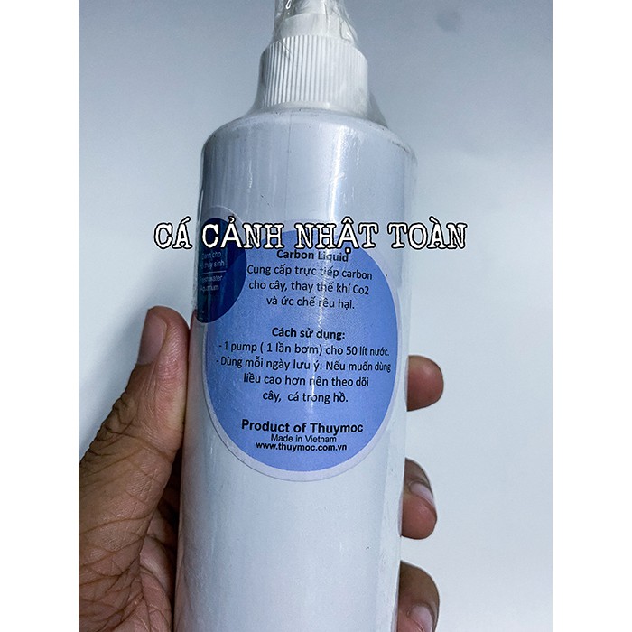 DUNG DỊCH CO2 LỎNG CARBON LIQUID CHO HỒ CÁ THỦY SINH AQUARIUM THUỶ MỘC 250ML
