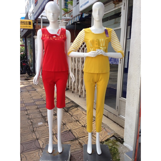 Đồ bộ cao cấp tay lỡ quần dài